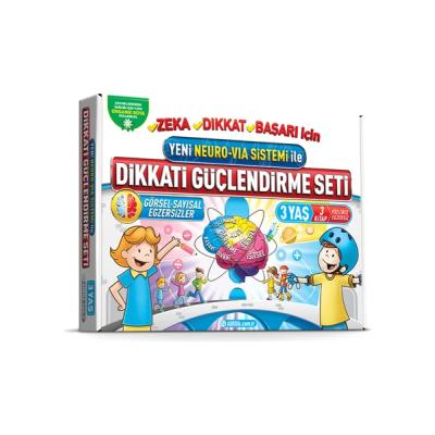 Adeda Yayınları 3 Yaş İçin Dikkati Güçlendirme Seti