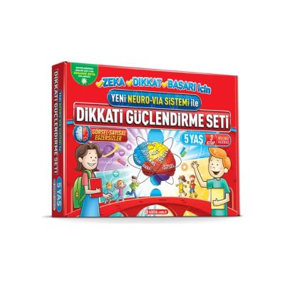 Adeda Yayınları 5 Yaş İçin Dikkati Güçlendirme Seti