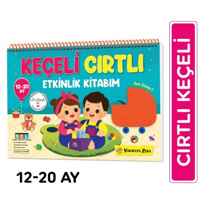 Keçeli Cırtlı Etkinlik Kitabım 12-20 Ay