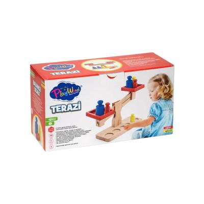 Kutulu Ahşap Terazi 3+ Yaş